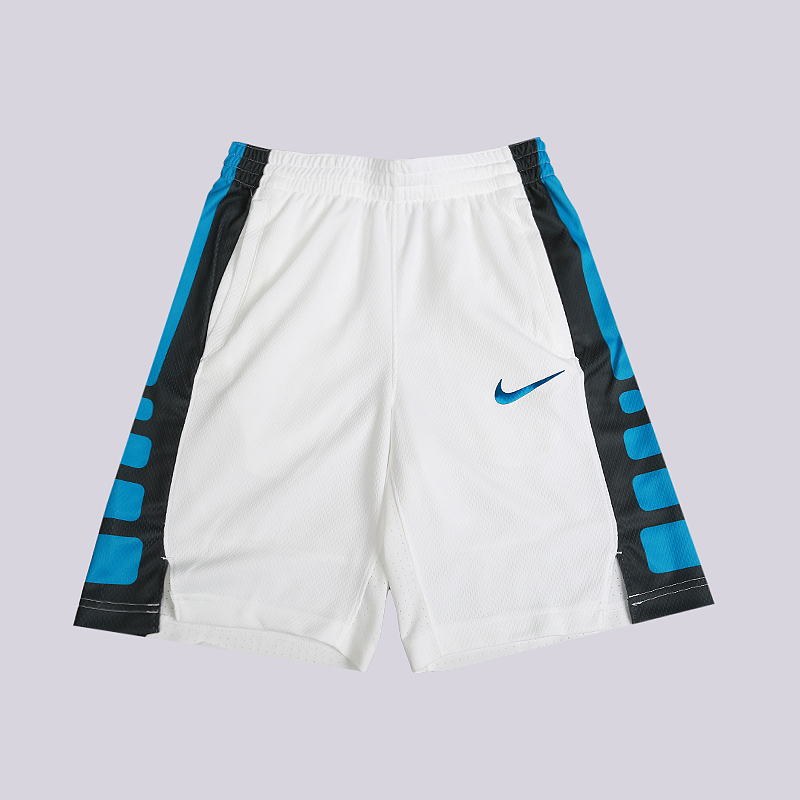 детские белые шорты Nike Dri-FIT Elite Older Kids' Basketball Shorts 850877-101 - цена, описание, фото 1